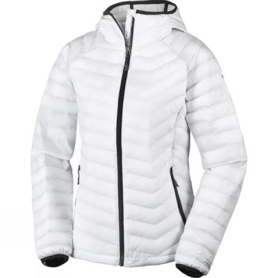 Chaquetas Columbia Powder Lite Hooded Mujer Blancas - Chile XFV583462